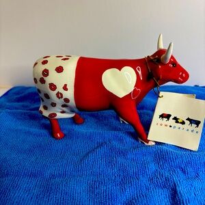 CowParade Red and White Decorative Cow Figurine